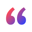 quote icon gradient